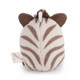 Nici MyMochi: Stripey, a zebra mini plüssfigura - 5 cm