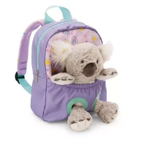 Nici: Hátizsák koala plüssel - lila, 25 cm