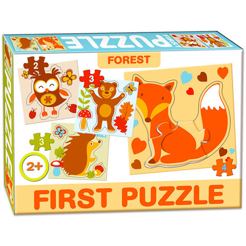 Első puzzle-m: erdei állatok