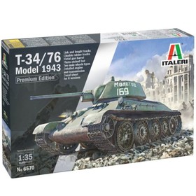 Italeri: T-34/76 Mod. 1943 prémium harckocsi makett, 1:35