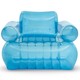 Intex: Átlátszó kék felfújható lounge fotel