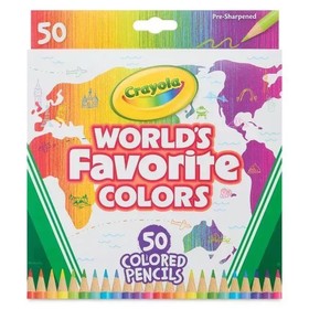 Crayola: a világ kedvenc színei ceruza - 50 db-os
