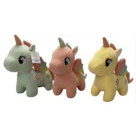 Unikornis plüssfigura - 23 cm, többféle