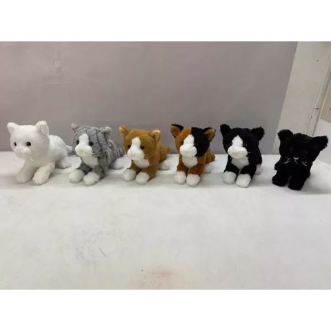Cica plüssfigura - 22 cm, többféle