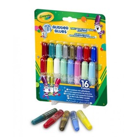 Crayola Mini csillámos ragasztó 16db