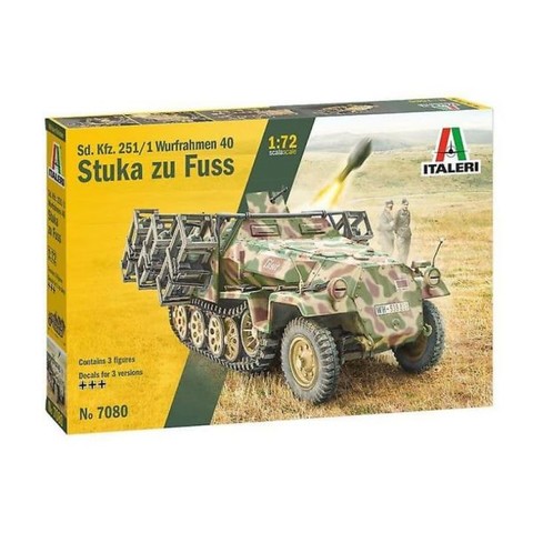 Italeri: Sd.Kfz. 251/1 Stuka zu Fuss katonai jármű makett, 1:72