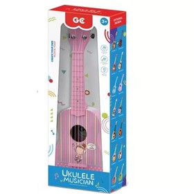 Ukulele hangszer, 56 cm - rózsaszín