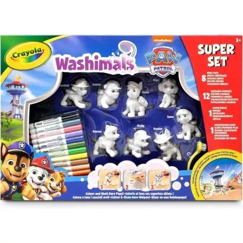 Crayola Washimals: Mancs őrjárat szuper készlet