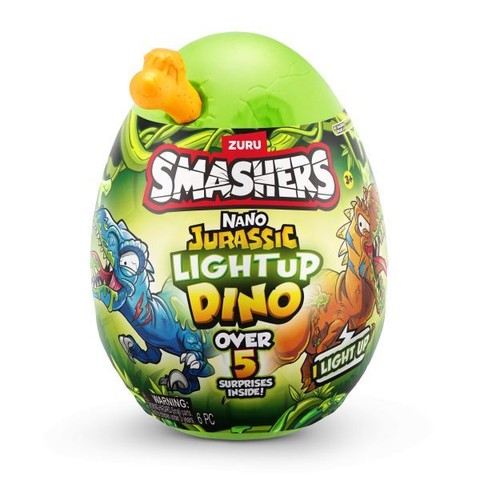 Smashers: Meglepetés mini dinófigura tojásban
