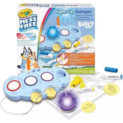 Crayola: Color Wonder Varázs festőkészlet világító varázspecsét - Bluey