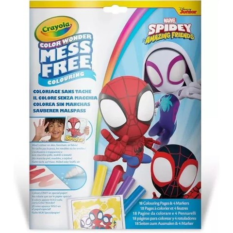 Crayola: Color Wonder Póki maszatmentes kifestő készlet mappában