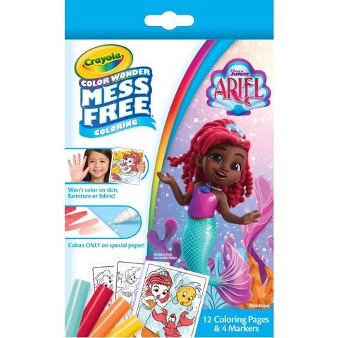 Crayola Color Wonder: A kis hableány maszatmentes kifestő készlet mappában