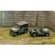 Italeri: Willys Jeep 1/4 Ton 4 katonai jármű makettek, 1:72