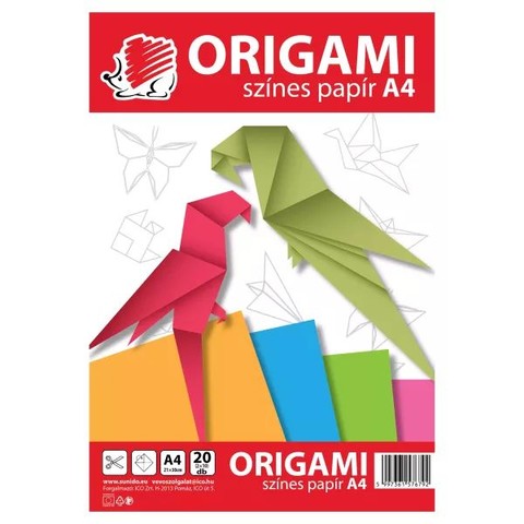 ICO Süni: Origami lapok - A4, 20 lapos