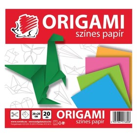 ICO Süni: Origami lapok - 20 x 20 cm, 20 lapos