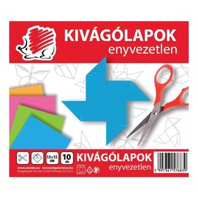 ICO Süni: Kivágólap - enyvezetlen, 15 x 15 cm, 10 lapos