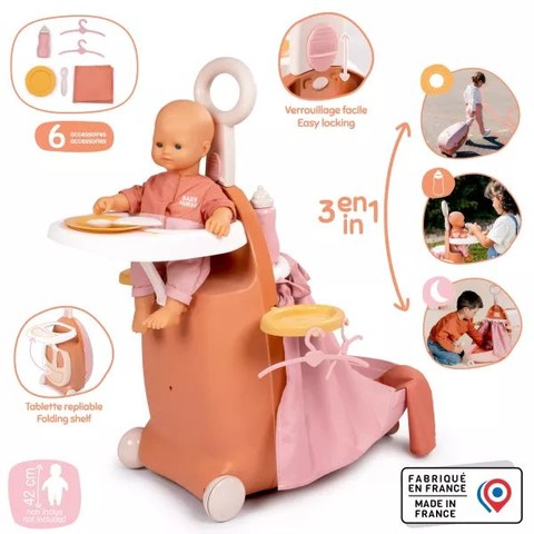 Baby Nurse: 3 az1-ben babacenter húzós bőrönd