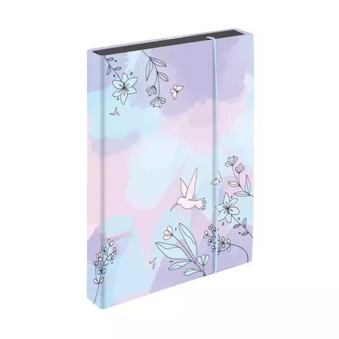 Kolibri mintás Jumbo füzetbox - A/4-es