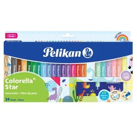 Colorella Star: Filctoll - 18 + 6 pasztell szín