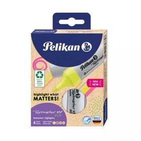 Pelikan: ECO szövegkiemelő - Neon, 4 db-os