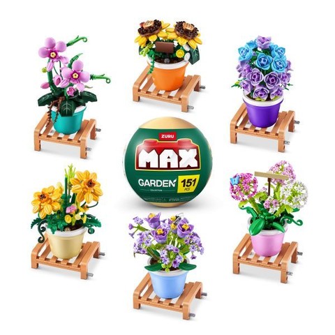 MAX: Flowers - Virág építőjáték - többféle