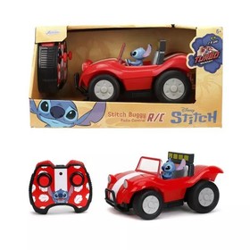 Jada Toys: Stitch Buggy RC járgány, piros