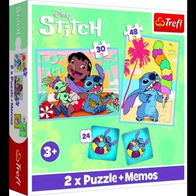 Trefl: Lilo&Stitch puzzle és memória játék
