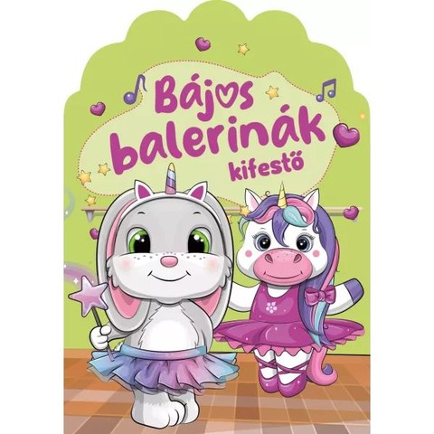 Bájos balerinák kifestő