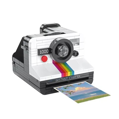 Retro instant kamera építőkocka