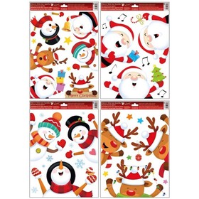 Csillámos ablakmatrica joy 30x42 - többféle