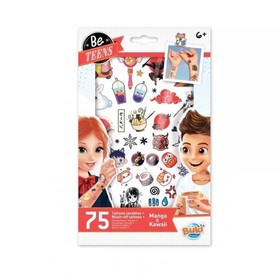 Buki: Lemosható tetoválás, Manga és Kawaii minták