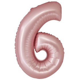 Smart: Számos fólia lufi, matt pink, 76 cm - 6