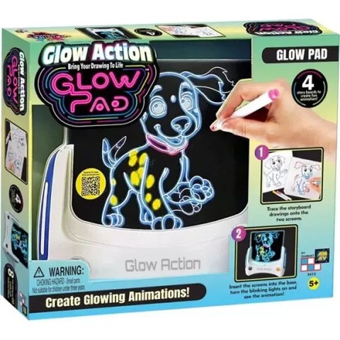 Glow világító rajztábla - 35 cm
