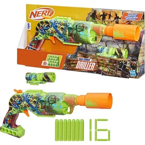 Nerf: Zombie Driller szivacslövő fegyver