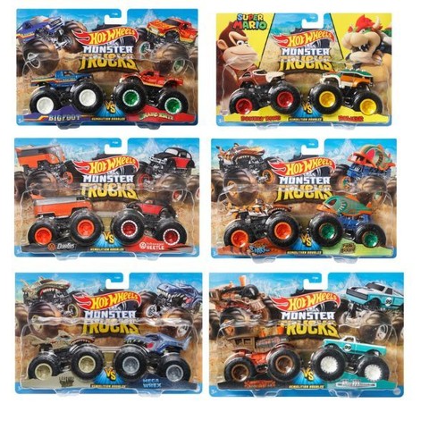Hot Wheels: Monster Trucks, 2-es csomag - többféle