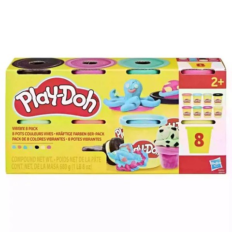 Play-Doh: Szivárvány - 8 színű gyurmacsomag