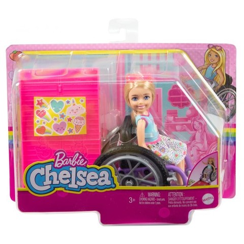 Barbie: Kerekesszékes Chelsea baba