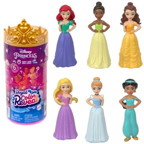 Disney hercegnők Color Reveal meglepetés mini baba