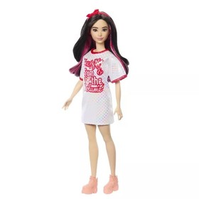 Barbie: Fashionista 65. évfordulós baba Twist & Turn up the volume feliratos ruhában
