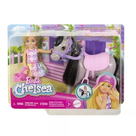 Barbie: Chelsea baba és pónija játékszett
