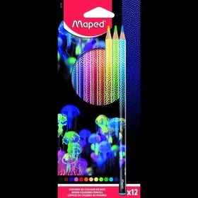 MAPED: Deep Sea Paradise háromszögletű színes ceruza készlet - 12 db-os
