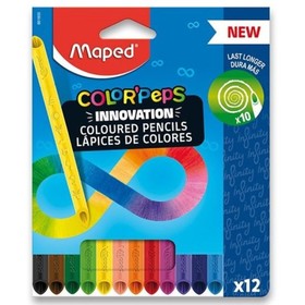 Maped: Color Peps Infinity háromszög alakú színes ceruza készlet - 12 db-os
