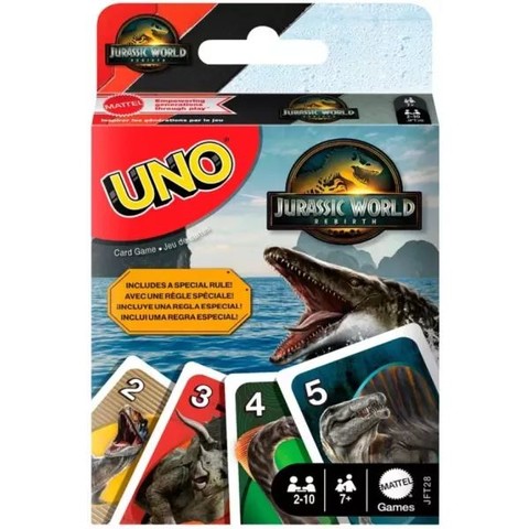 UNO: Jurassic World 2025 kártyajáték