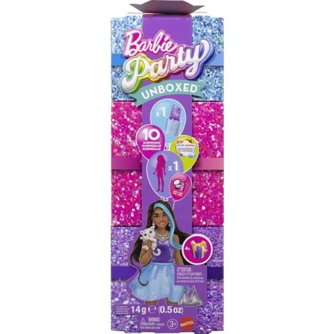 Barbie Party Reveal: Glamour meglepetés szett - Lila