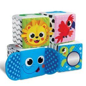 Kids Hits: Puha foglalkoztató kocka babáknak - Állatkert