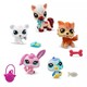 Littlest Pet Shop: Téli játékfigura szett, 2. széria - 5 db-os
