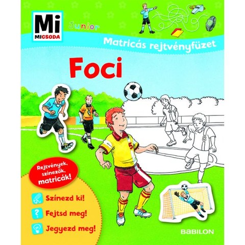 Mi Micsoda: Foci matricás rejtvényfüzet