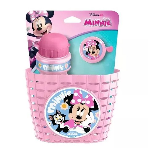 Minnie egér mintájú biciklis kiegészítő szett