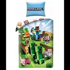 Minecraft: Kétrészes ágynemű garnitúra - 140 x 200 cm