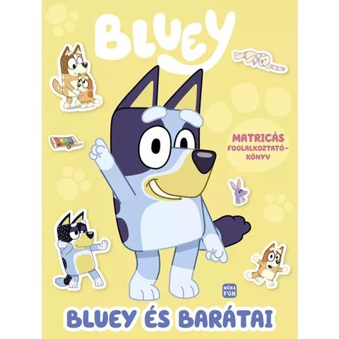 Bluey: Bluey és barátai - matricás foglalkoztatókönyv